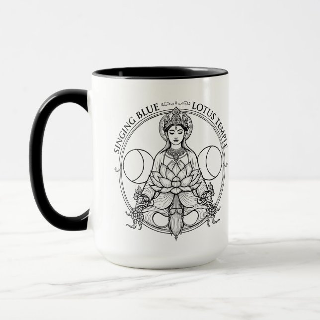 Taza SBLT Diosa y Loto (Izquierda)