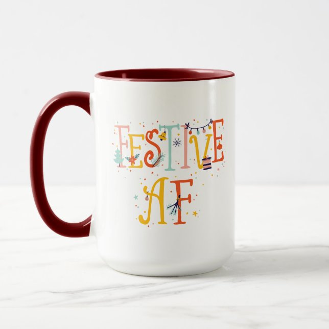 Taza Scandi Festive AF (Izquierda)