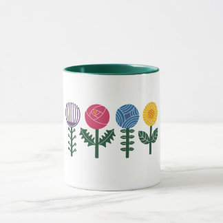 Taza Scandi maxi floral mug