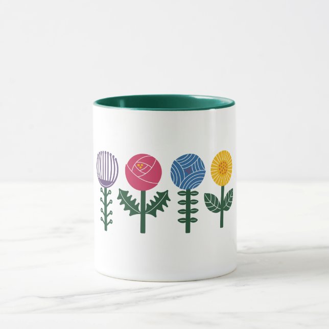 Taza Scandi maxi floral mug (Centro)