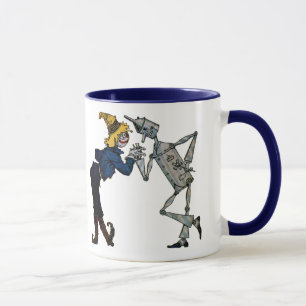 Taza Scarecrow y Tin Man Ceramic Mug