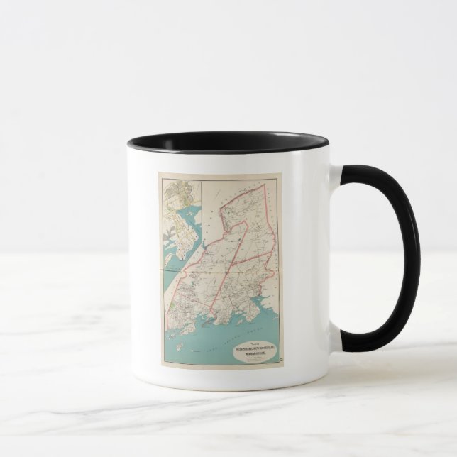 Taza Scarsdale, New Rochelle, ciudades de Mamaroneck (Derecha)