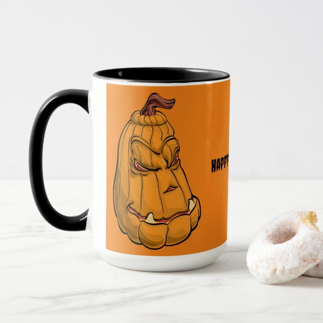 Taza Scary Jack Halloween Mug (Con donut)