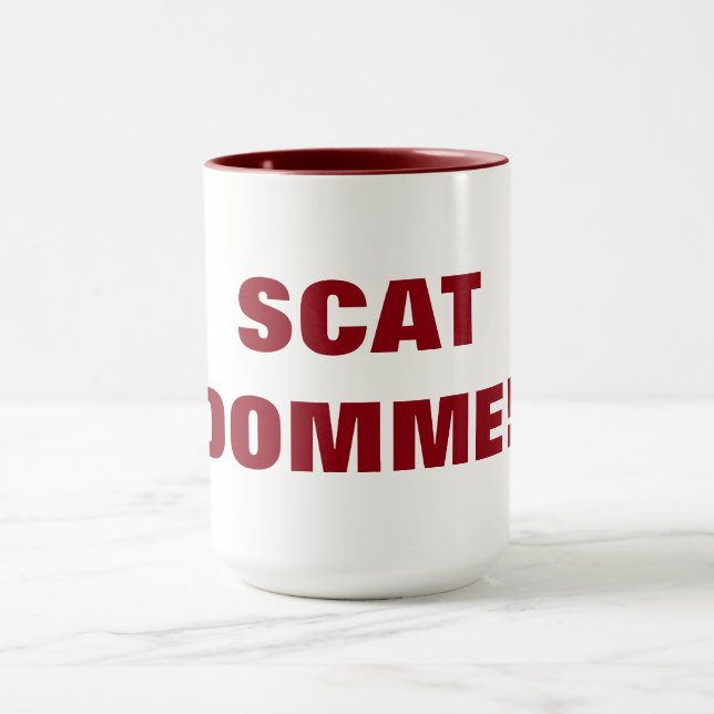 TAZA ¡SCAT DOMME! (Centro)