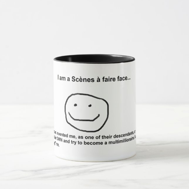Taza Scènes à faire face (Centro)
