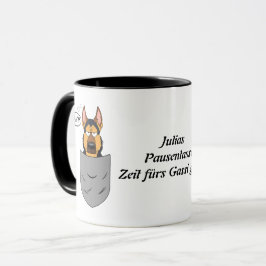 Taza Schäferhund in Brusttasche, lustig