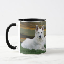 Taza Schäferhunde Black & White Tasse