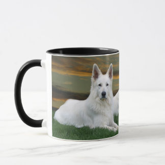 Taza Schäferhunde Black & White Tasse