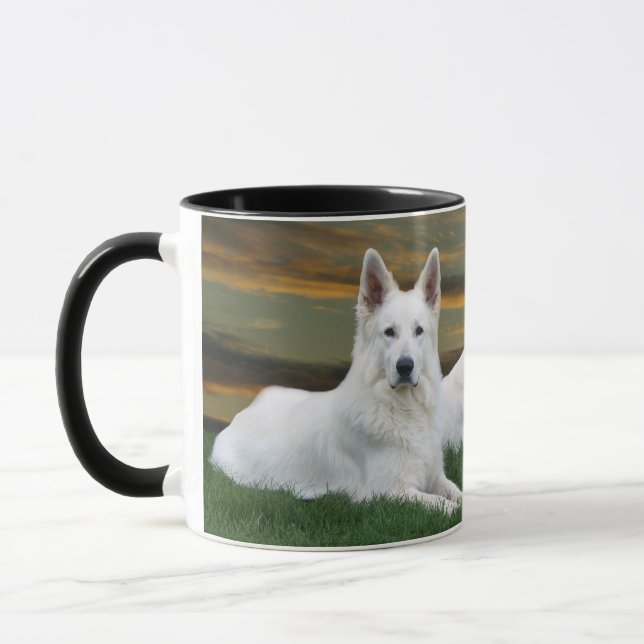 Taza Schäferhunde Black & White Tasse (Izquierda)
