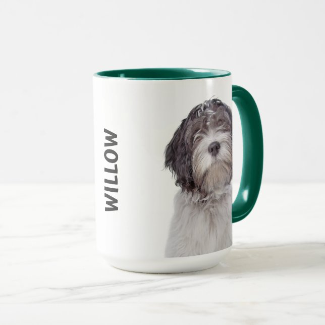 Taza Schapendoes... Perro pastor holandés Mug personali (Anverso derecho)