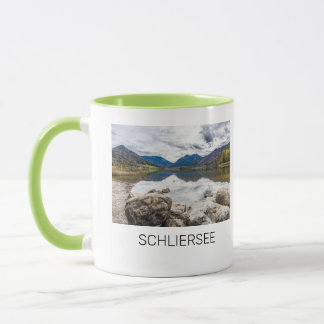Taza Schliersee Bavaria Lake Germany Panorama Souvenir