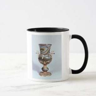 Taza Schmelzglas por Salviati y el Co. de Venecia