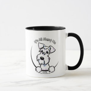 Taza Schnauzer blanco IAAM