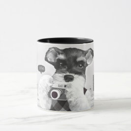 Taza Schnauzer con cámara