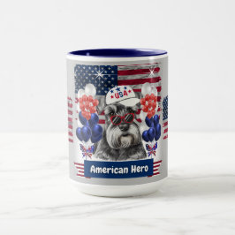 Taza Schnauzer Hero American Coffee Mug