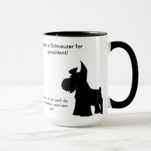 Taza Schnauzer para el presidente