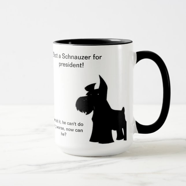 Taza Schnauzer para el presidente (Derecha)