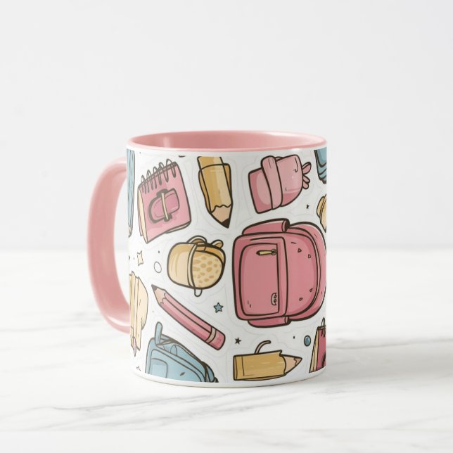 Taza school supplies coffee mug (Anverso izquierdo)
