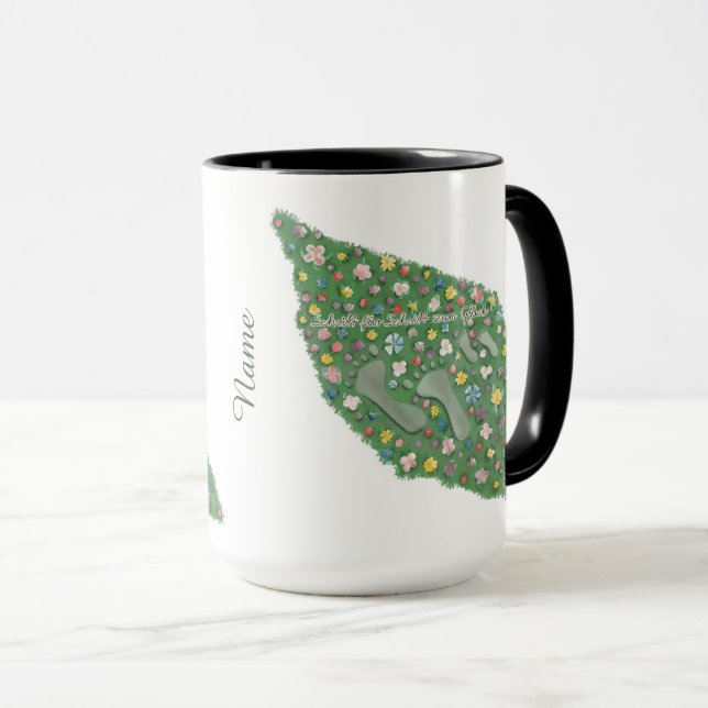 Taza Schritt für Schritt zum Glück Tasse Becher (Anverso derecho)