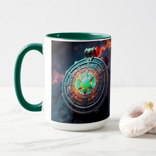 Taza „Schutz-Amulett – Dein stiller Begleiter“ T-Shirt (Con donut)