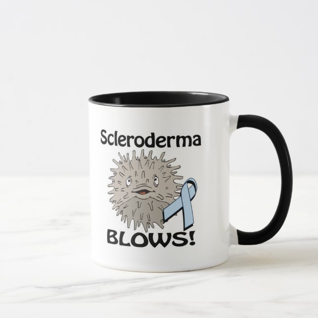 Taza Scleroderma Sacude Diseño de Conciencia (Derecha)