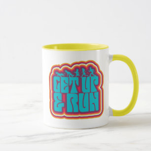 Taza Scooby and the Gang "Get Up & Run" Graphic