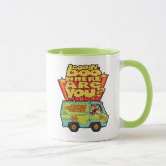 Taza Scooby-Doo | "¿Dónde Estás?" Retro Personalizado V