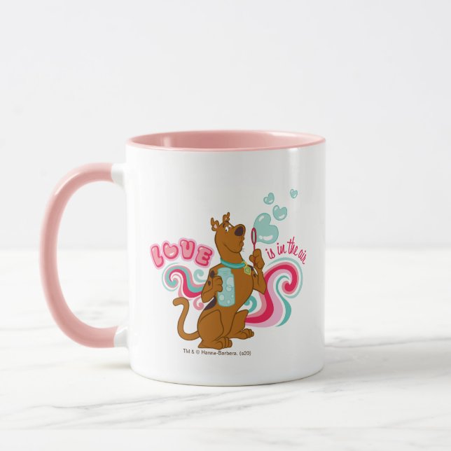 Taza Scooby-Doo - El Amor Está En El Aire (Izquierda)