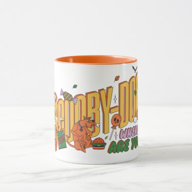 Taza Scooby-Doo Halloween Snack Logo (Centro)