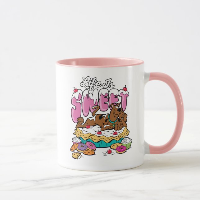 Taza Scooby-Doo "La vida es dulce" (Derecha)