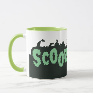 Taza ¡Scooby-Doo! Logotipo de silueta de monstruos