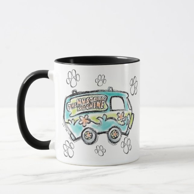 Taza Scooby-Doo | Mystery Machine Sketch (Izquierda)