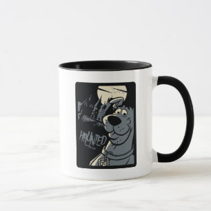 Taza Scooby-Doo Noir Obstaculizado Gráfico de la mansió