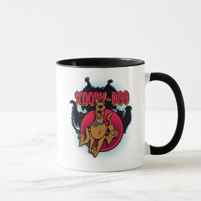 Taza Scooby-Doo Running From Ghosts Graphic (Derecha)