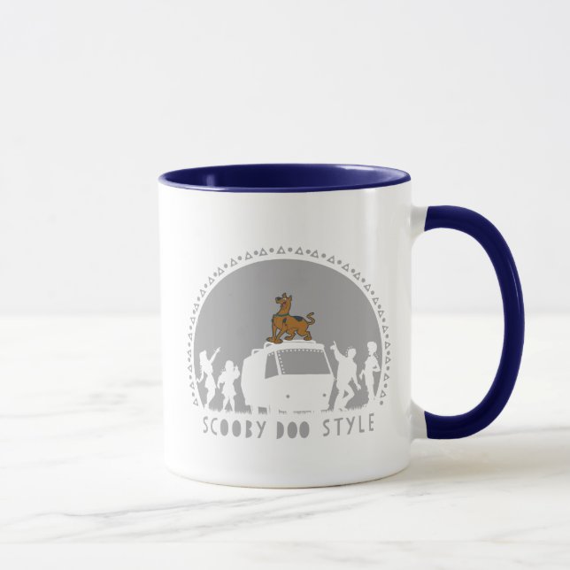 Taza Scooby-Doo Style Tribal Van Silhouette (Derecha)