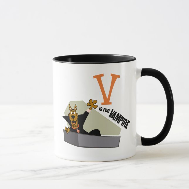 Taza Scooby-Doo | V es para Vampiro (Derecha)