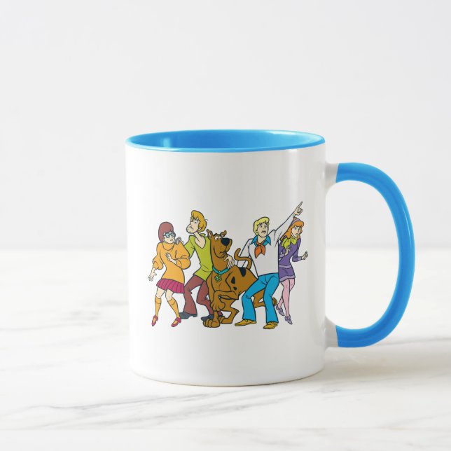 Taza Scooby-Doo y la Gang Mystery Inc. (Derecha)