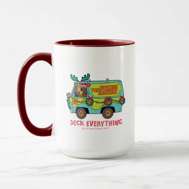 Taza Scooby-Doo y Shaggy en la máquina de misterio de v (Izquierda)