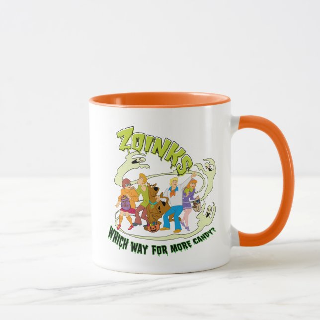 Taza Scooby-Doo | Zoinks ¿Qué camino para más dulces? (Derecha)