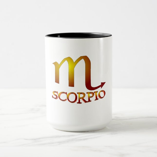 Taza Scorpio Star Gold (Centro)