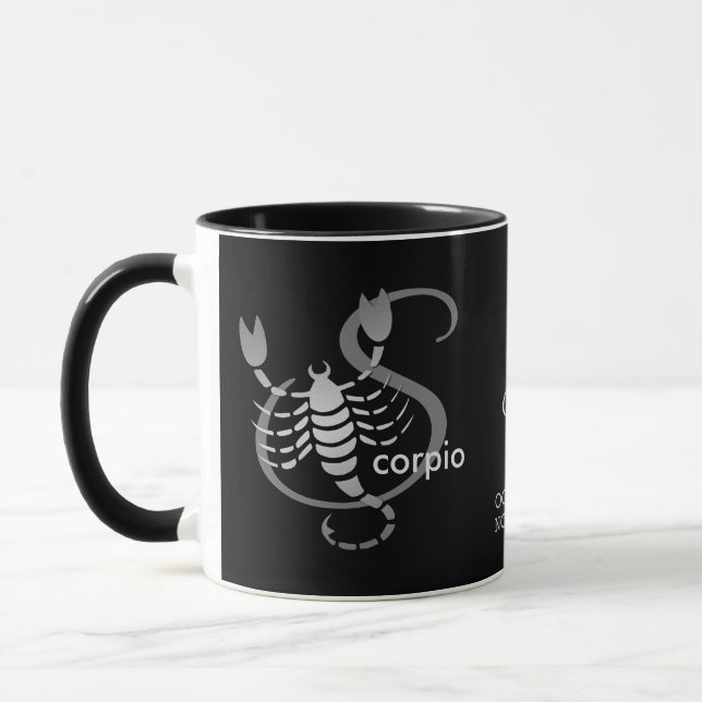 Taza Scorpio ♏ the Scorpion - Zodiac Sign (Izquierda)