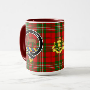 Taza Scott Clan Badge & Tartan
