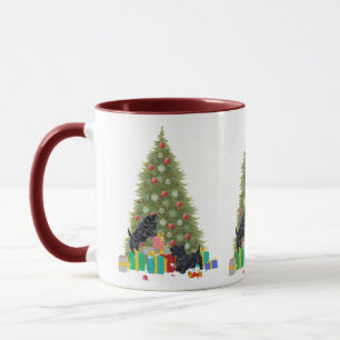 Taza Scotties Ordenan los Regalos de Navidad