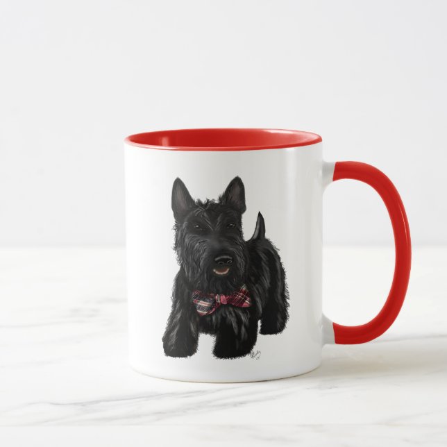 Taza Scottish Terrier and Bow (Derecha)