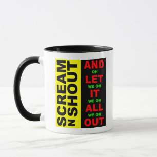 Taza Scream N Shout Mug