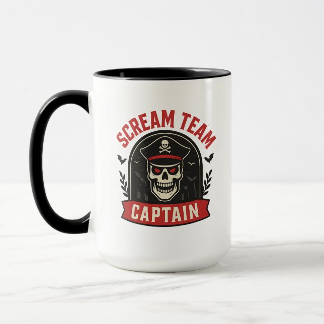 Taza Scream Team Captain | Halloween  (Izquierda)