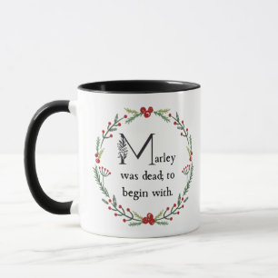 Taza Scrooge Jacob Marley Dickens A Navidades Carol