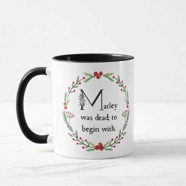 Taza Scrooge Jacob Marley Dickens A Navidades Carol (Izquierda)