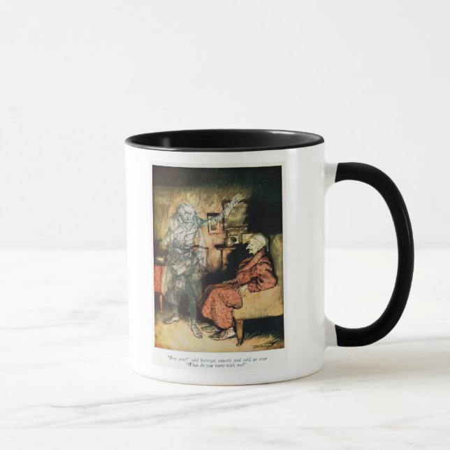 Taza Scrooge y el fantasma de Marley (Derecha)