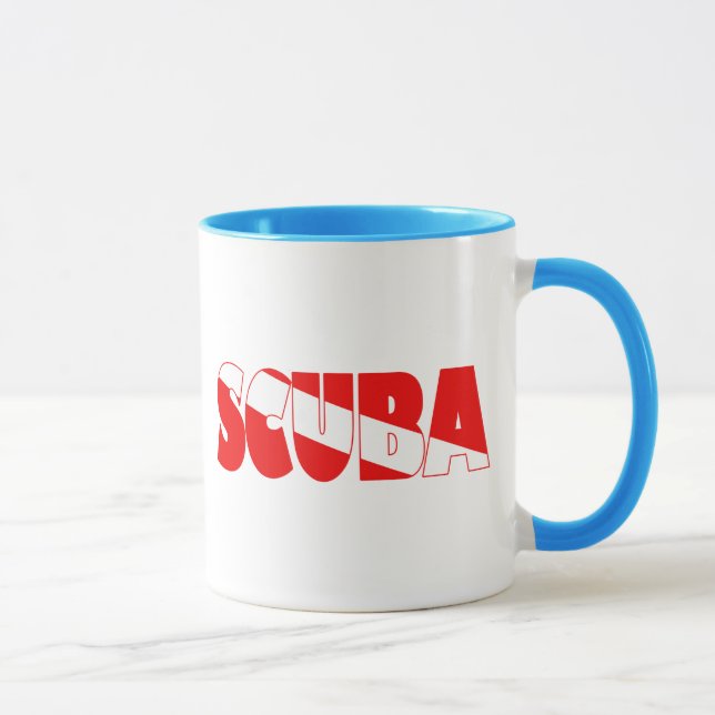Taza Scuba (inglés) (Derecha)